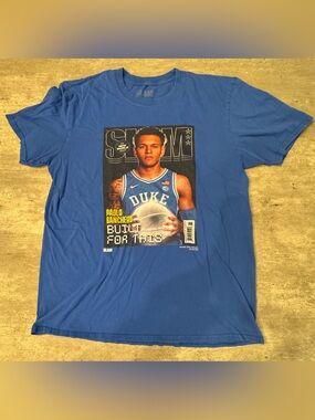 Paolo Banchero SLAM 235 Duke Basketball Built For This Cover T-Shirt Men’s Large